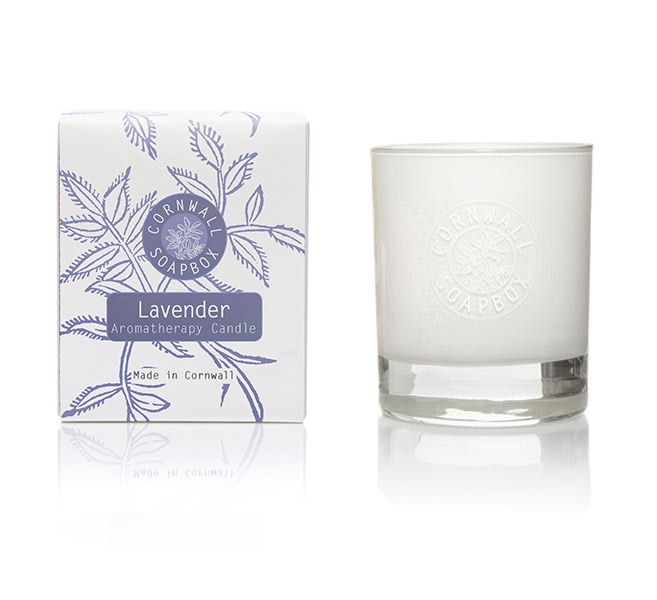 Lavender Glass Aromatherapy Candle