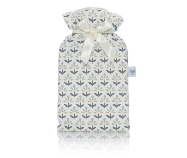 Flower Stem Large Hot Water Bottle