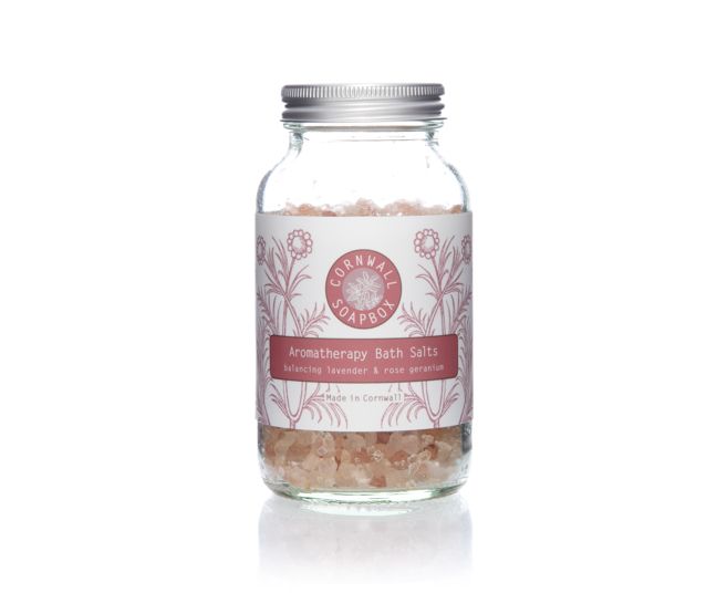 Lavender & Rose Geranium Balancing Aromatherapy Bath Salts 240g