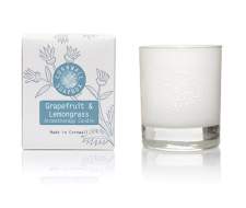 Grapefruit and Lemongrass Glass Aromatherapy Candle