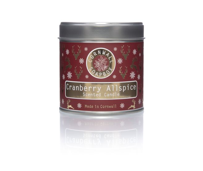 Cranberry Allspice Christmas Scented Candle