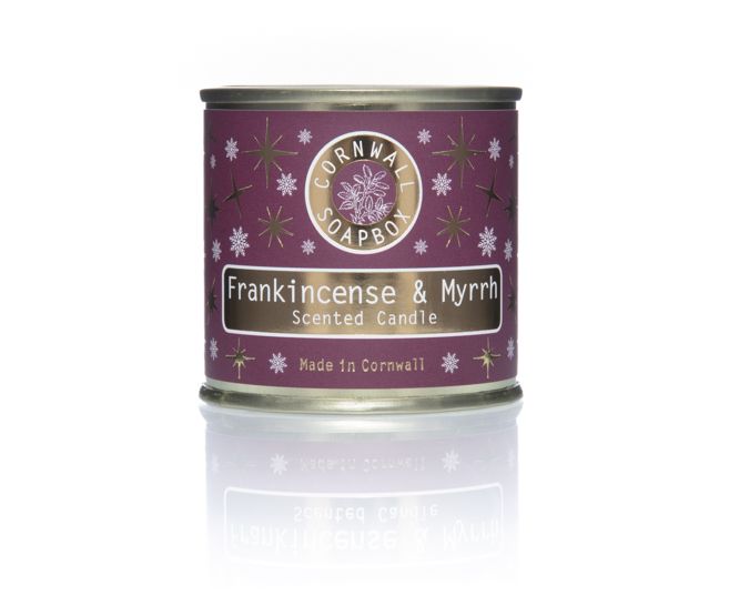 Small Christmas Scented Candle Frankincense & Myrrh