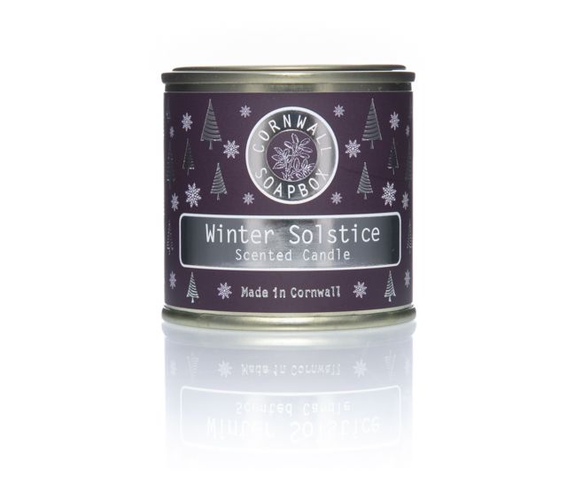 Small Winter Solstice Scented Christmas Candle