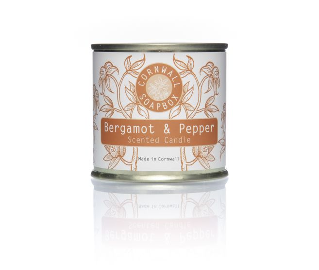 Bergamot and Pepper Small Scented Candle