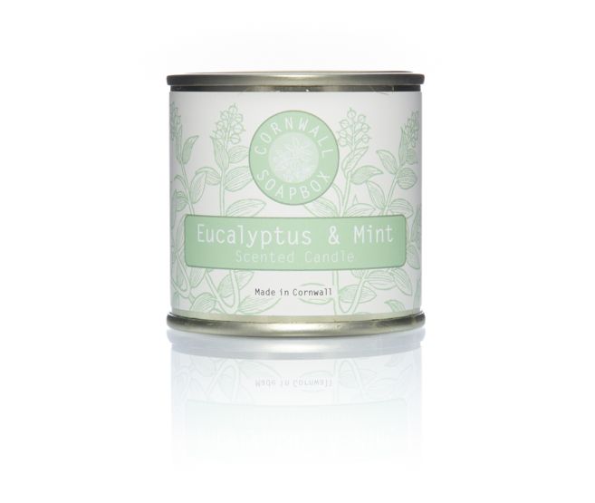 Eucalyptus and Mint Small Scented Candle 