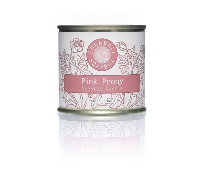 Pink Peony Small Scented Candle