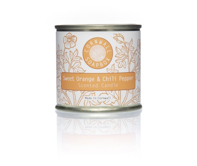 Sweet Orange and Chili Pepper Small Scented Candle