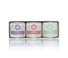 Giftbox of Three Small Tin Candles