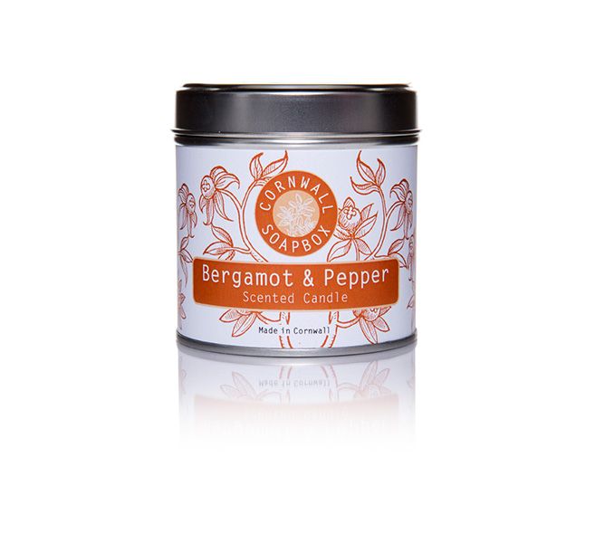 Bergamot and Pepper Scented Candle