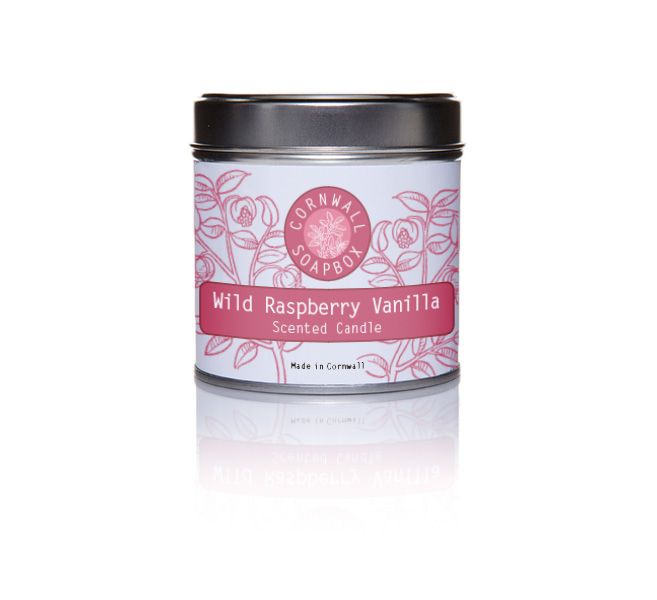 Wild Raspberry Vanilla Scented Candle