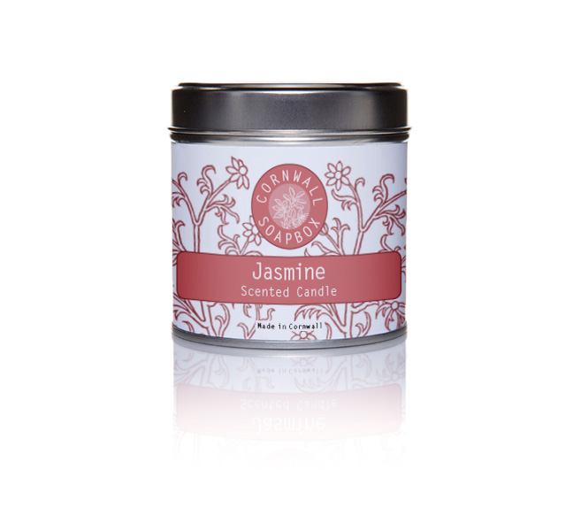 Jasmine Scented Candle Cornwall SoapBox
