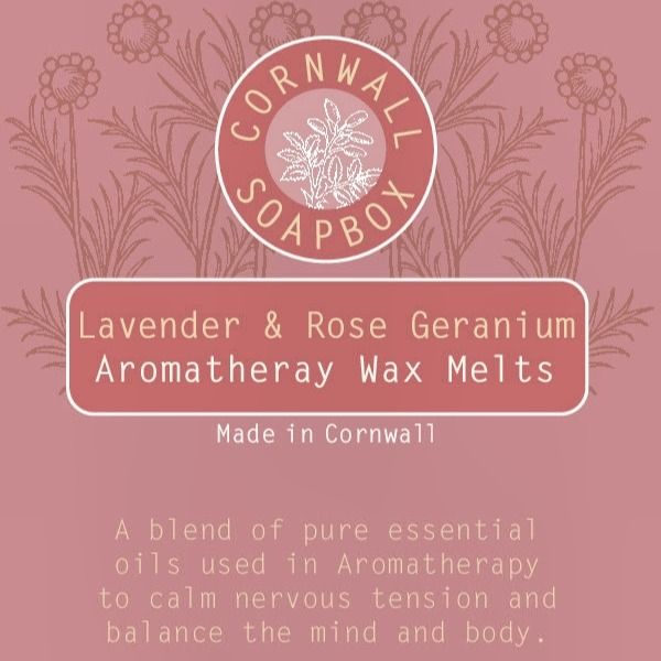 Lavender & Rose Geranium Aromatherapy Wax Melt